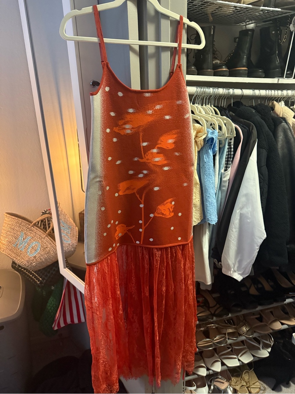PH5 Orange Knit Top with Blue Size Tab